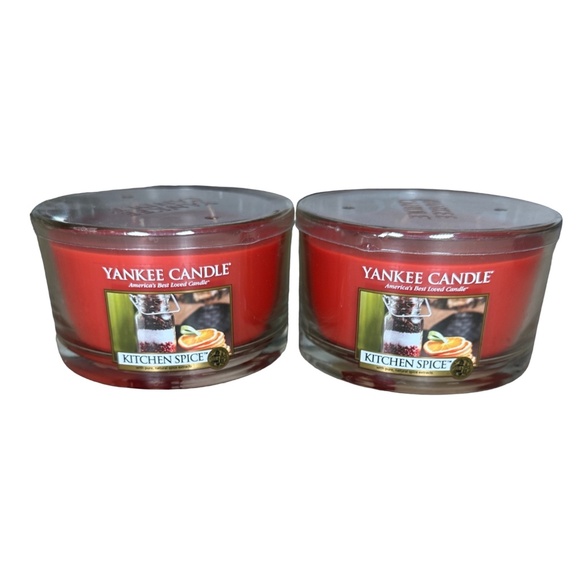 Yankee Candle Set of 2 3 Wick Candle 17oz - Kitchen Spice - Picture 1 of 1
